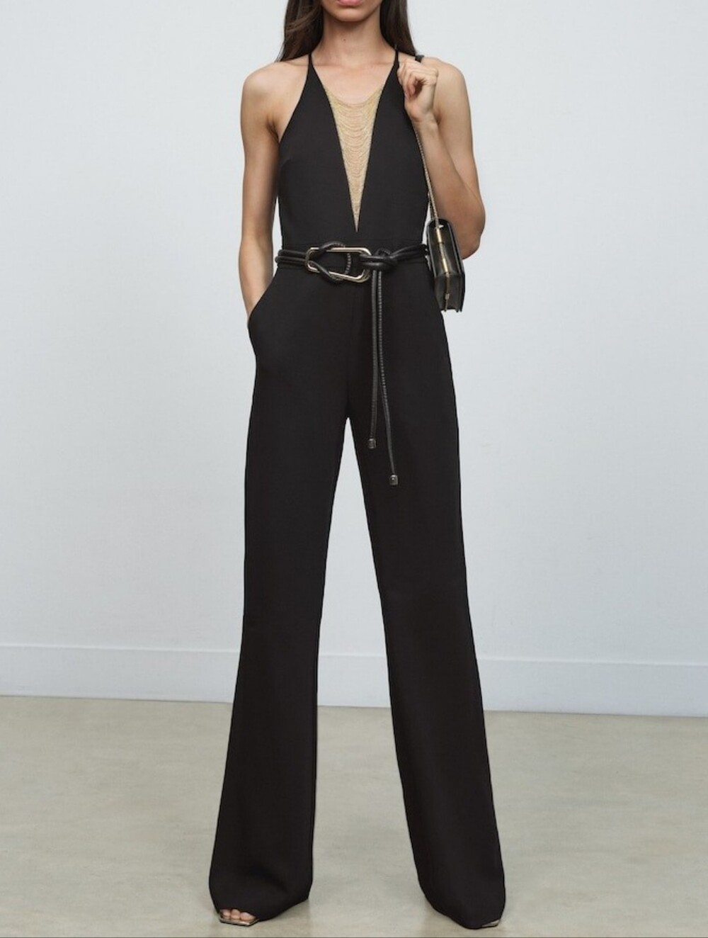 NWT REISS | Kamila Chain Detail Jumpsuit - Picture 2 of 8